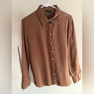 Brown Linen Shirt